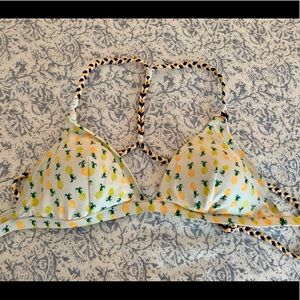 Victoria’s Secret swim pineapple racerback top